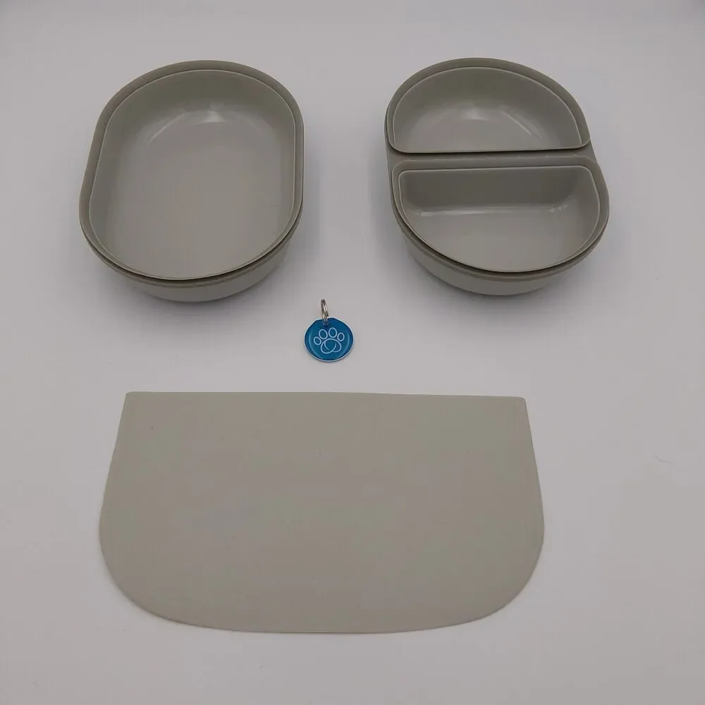 Sure Feet SureFlap Microchip Feeder- 2×Plates, Silicone Mat And Tag